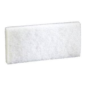 (8440) 3M DOODLEBUG (4.65" x 10") white manual floor srcubbing pad
