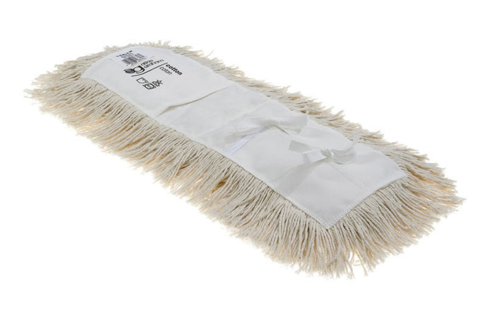 Cotton white dry dust mop (5