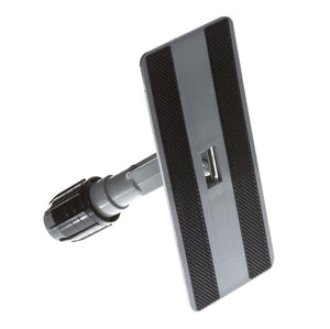 Gray swivel padlock utility pad holder