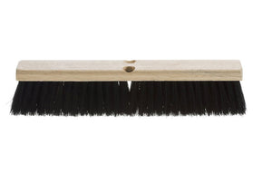Push-broom wood block 24" medium sweeping