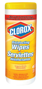 CLOROX desinfectant wipes lemon scent  35 ct