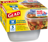 Gladware soup and salad container
