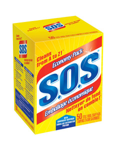 S.O.S steel wool soap pads  50 ct