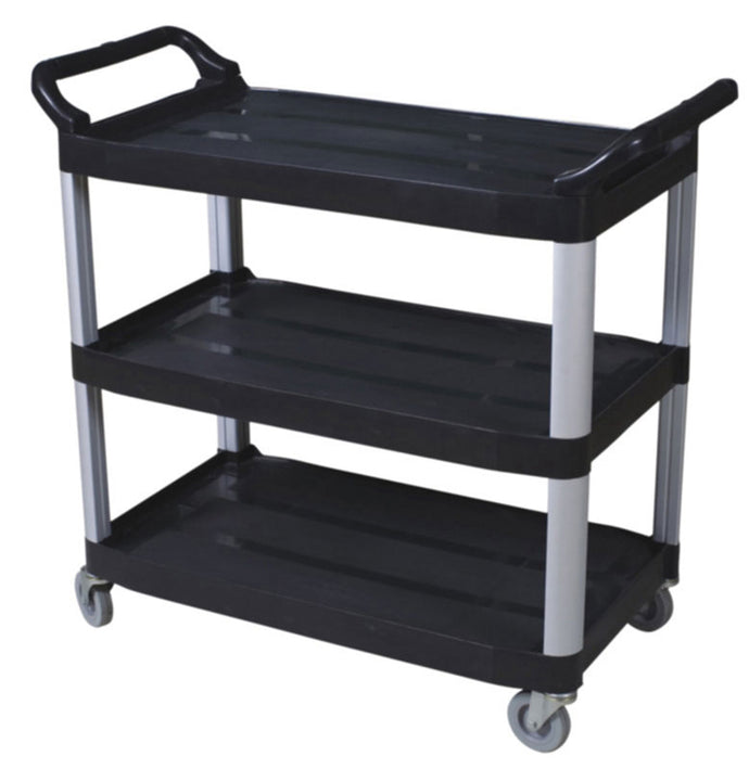Small utility cart-open sides BLACK  38.375