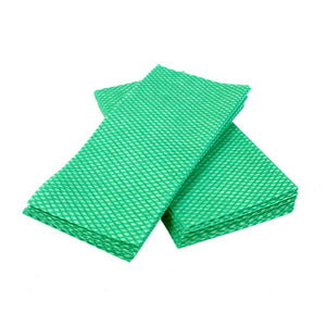 DURA PLUS LUXURY green/white foodservice towel