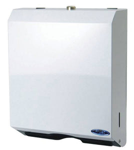 Multi fold  paper/towel dispenser 11"x13.5"x4.125" white metal