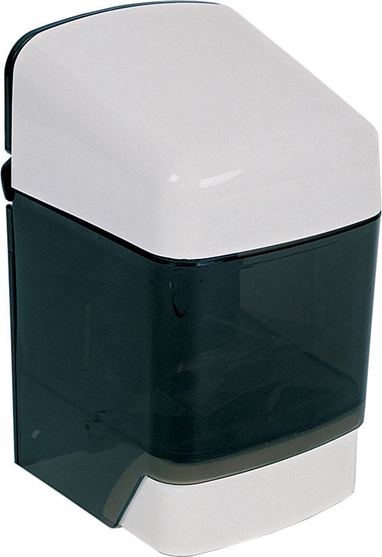 Push button soap dispenser 48 oz white plastic