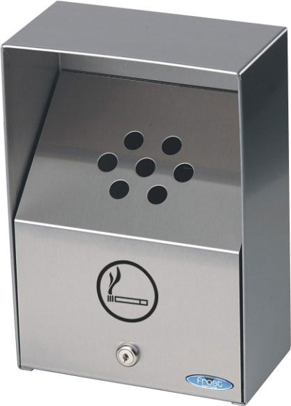 (c-949) Heavy duty outdoor  ash-tray  stainless steel (9