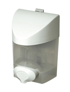 Push button hand soap dispenser 30 oz.plastic white