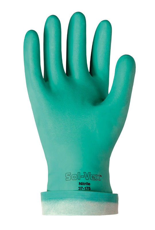 SOL-VEX gloves green NITRILE LARGE 12 pairs
