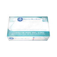 (Disc/Vendor) Powdered clear vinyl *examination grade* gloves size XL