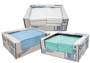 Repleaced hwf310 Saniworks Deluxe disposable towels blue 13"x21"  100