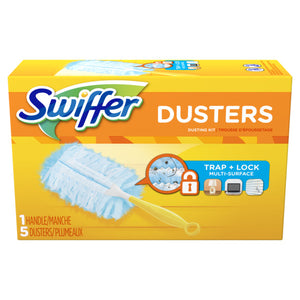SWIFFER duster kit (1 handle + 5 refills)