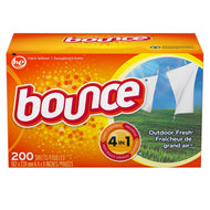 BOUNCE fabric softener sheets outdoor fresh scent (pk/200)