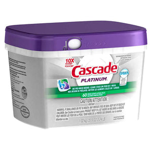 CASCADE action packs Platinum Fresh scent 60/pk