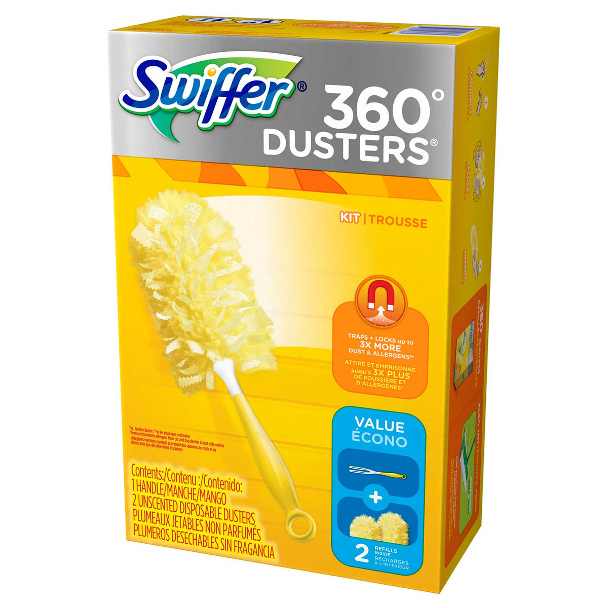 SWIFFER 360 degrees duster kit 1 handle - 2 refills – Rally ...