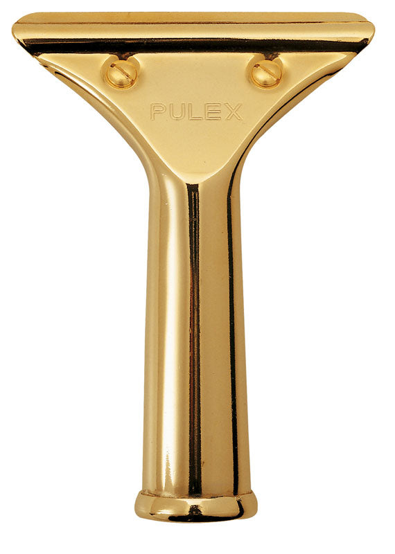 Brass window squeegee handle