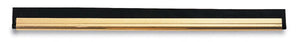 Brass window squeegee channel with rubber 18"