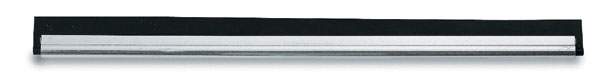 Window squeegee channel with rubber on stainless steel base 18