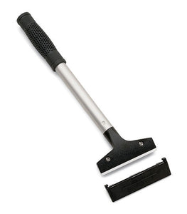 Floor scrapper 4"X 12" metal blade ABS handle