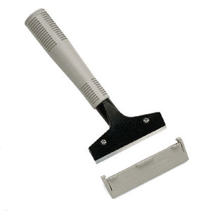 Floor scrapper 4" metal blade ABS handle