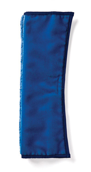 (spec.ord*6*) Rough surface scrub microfiber mop in blue 17.5