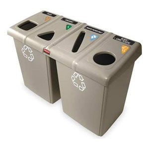(Spec. Ord )Beige 92 gal recycling station  53
