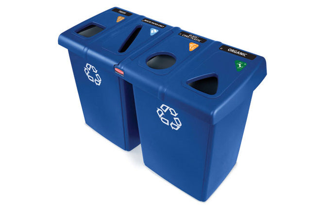 (Spec. Ord)(1792372) Blue 92 gal recycling station  53