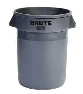 Brute round container 20 GAL gray 19 1/2" x 22 7/8" H