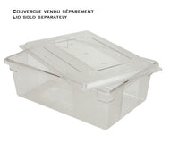 (spec.ord*6*) Clear polycarebonate  food box 16.625 gal 26