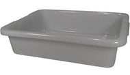 Bus / tote utility box 4.625 gal gray 20 x 15