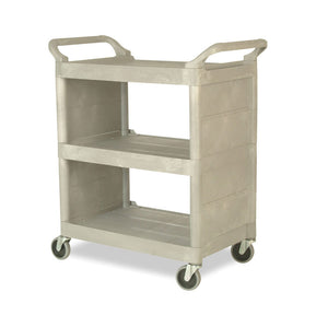 (spec.ord) Utility cart with enclosed end panels cap. 300 lbs platinum