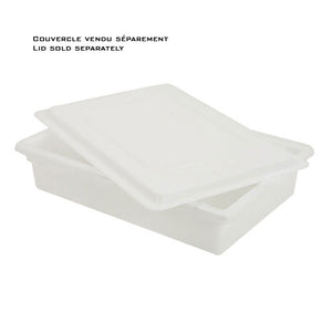 (Spec. Ord *6*)White polyethylene food box  8.5 gal  26" x 18" x 6"