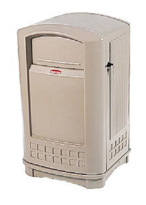 (spec.ord)Plaza container without ashtray 50 gal beige 25"x25"x42"H