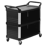 (spec.ord) Xtra utility cart enclosed on 3 sides cap. 300 lbs black