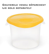 (Spec. Ord *6*)Round storage container 11.4L white 13.125