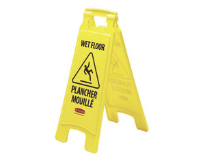 (Spec. Ord *6*)(6112-85) Double sided sign (caution wet floor) multili