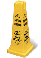 (spec.ord*6*) Safety cone multi-lingual 