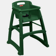 (spec.ord) Sturdy chair (assembled) without wheels green
