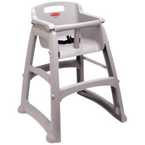 (Spec. Ord)Sturdy chair (assembled) without wheels platinum