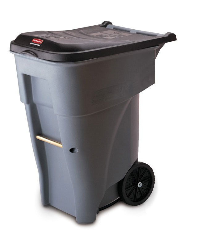 Roll Out Brute gray waste receptacle 64.75 gal with wheels