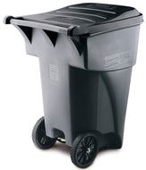 (RU3565) Roll Out Brute gray waste receptacle 94.75 gal with wheels