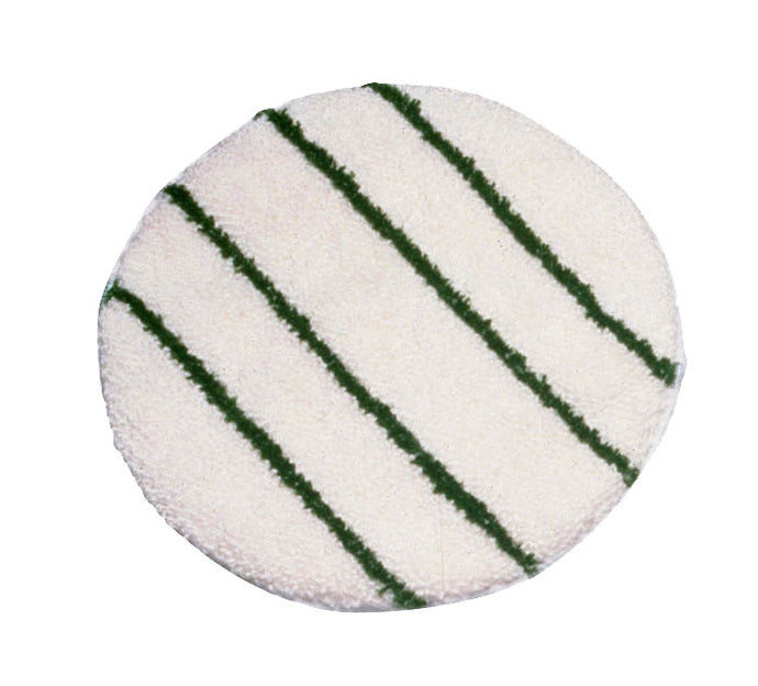Carpet bonnet with scrub strips green or white (low speed machine) 19