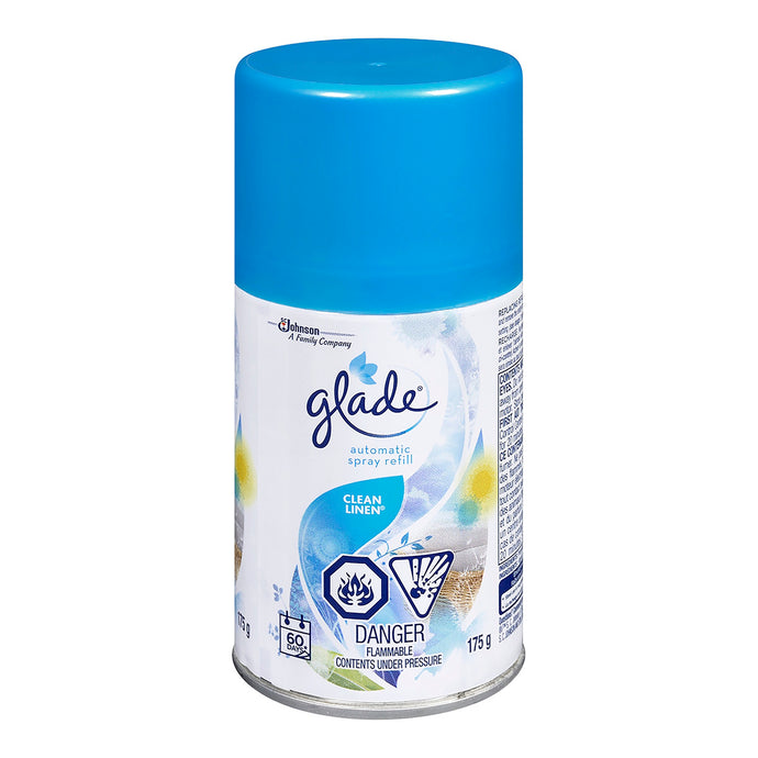 Glade AUTOMATIC refill odour eliminator clean linen