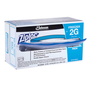 ZIPLOC commercial resealble clear bags 15.5"X13"       2.7 ML