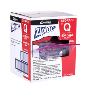 ZIPLOC commercial resealble clear bags  7" X 8" 1.75MIL.