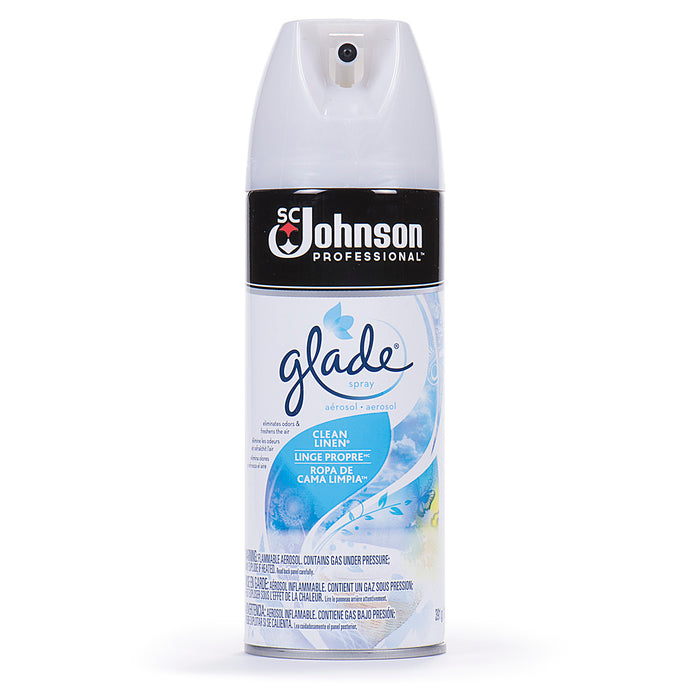 GLADE aerosol air freshner *Clean linen*