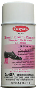 Aerosol chewing gum remover 6.5 oz