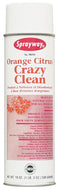 CRAZY CLEAN aerosol all purpose cleaner orange 19 oz