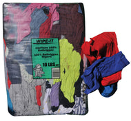 (135bp) Color t-shirt wipers 10 lbs